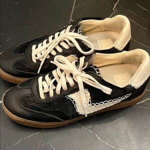 Dolce Vita Black and White Sneakers